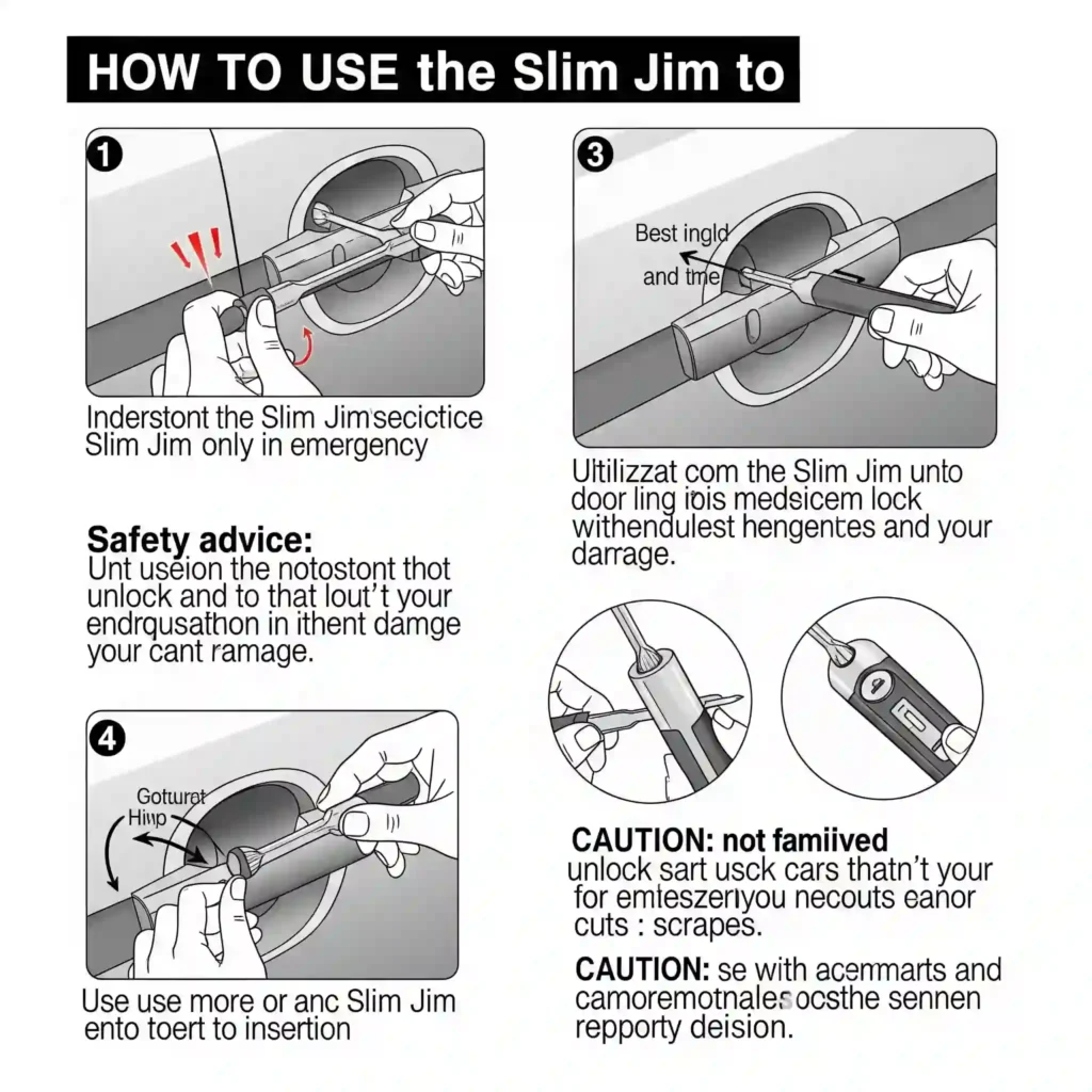Where Can I Buy a Slim Jim Car Tool? How to Use a Slim Jim to Unlock a Car Door