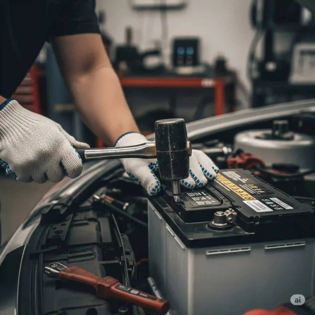 What Tools Do I Need to Remove a Car Battery? Using a Hammer