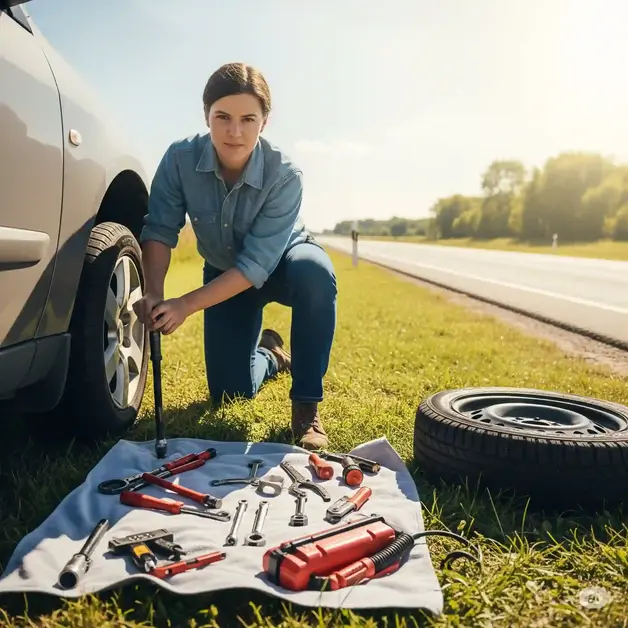 how to change a car tyre