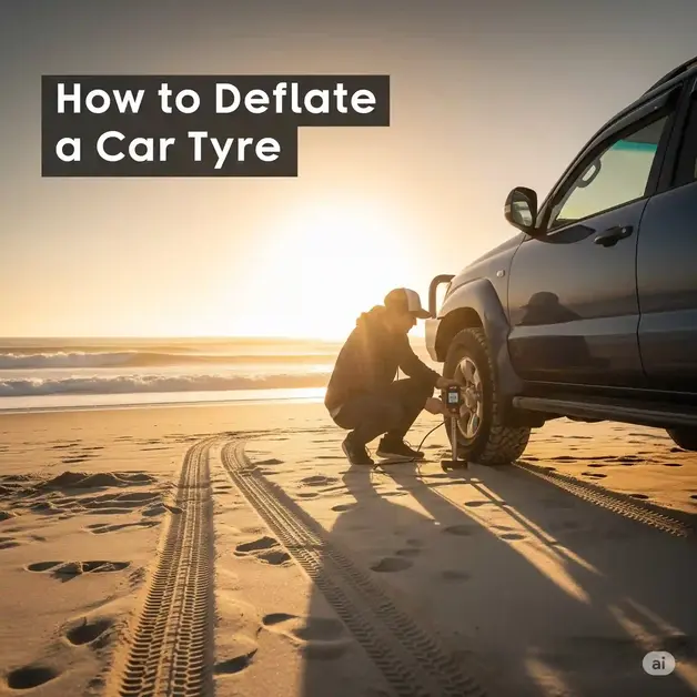 how to deflate a car tyre