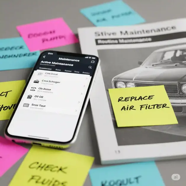 Why Is It Important To Keep Up With The Maintenance On Your Vehicle Phone with car maintenance alerts to help stay organized.