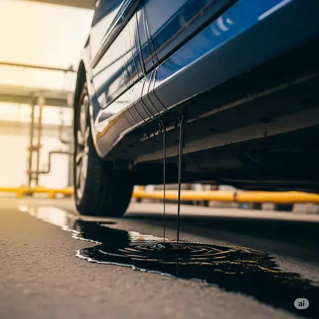 car leaking oil