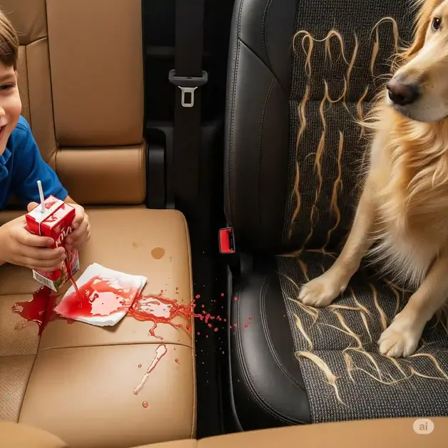Leather vs Cloth Seats with Kids